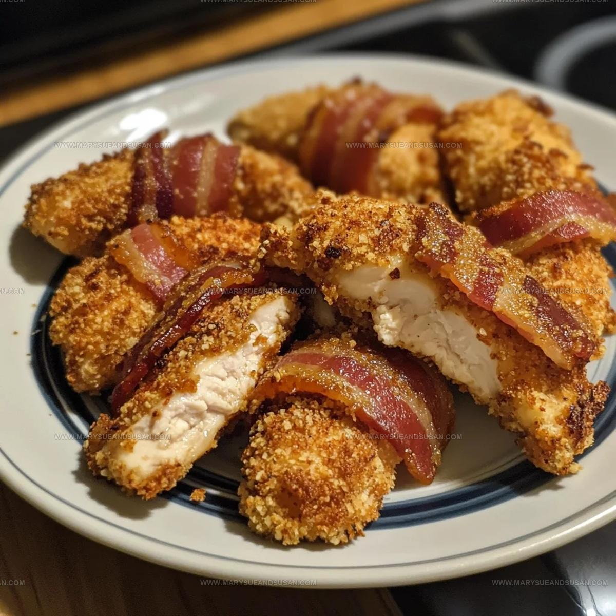 Crispy Ranch Bacon Wrapped Chicken Tenders Recipe