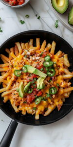 Chicken Tinga Cheese Fries Recipe
