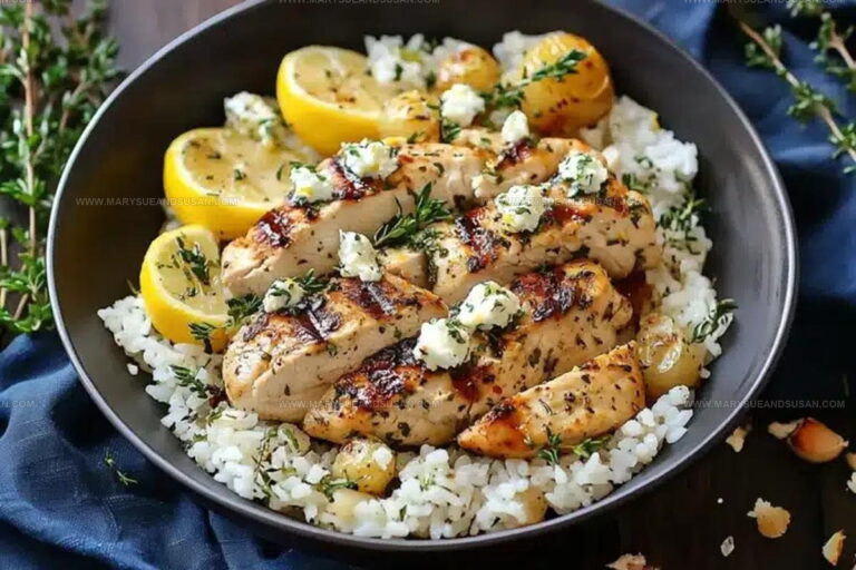 Greek Chicken with Lemon Rice Recipe