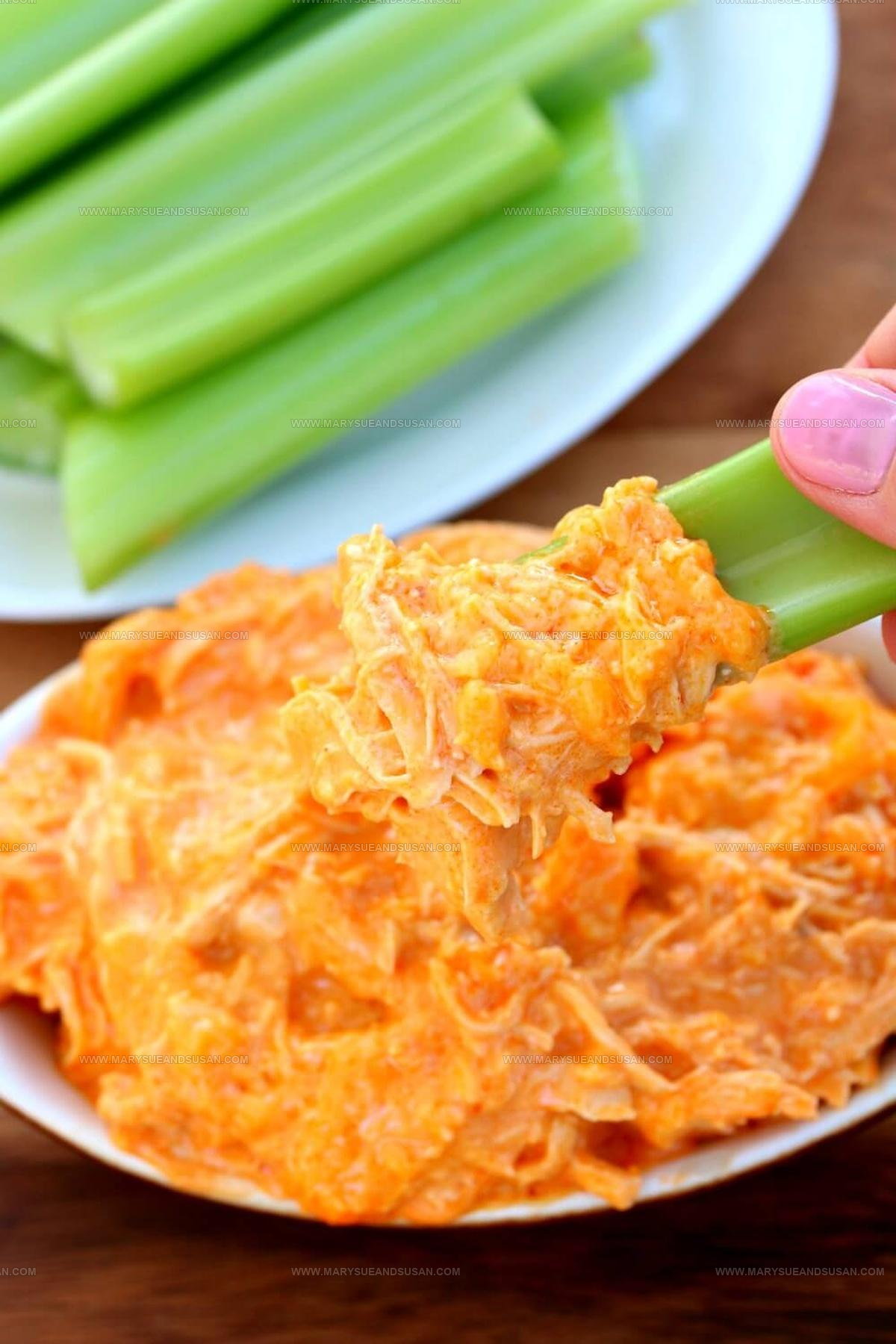 Extra Creamy Buffalo Chicken Dip Recipe