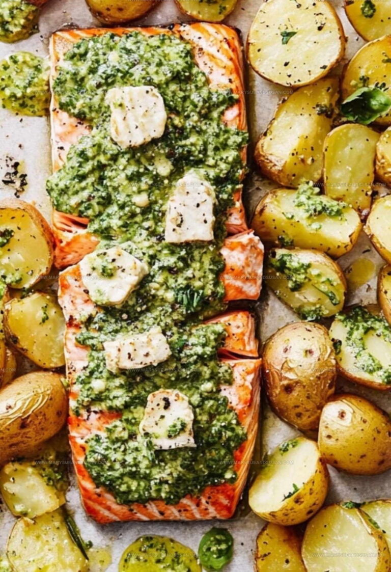 Green Goddess Salmon and Potatoes Recipe
