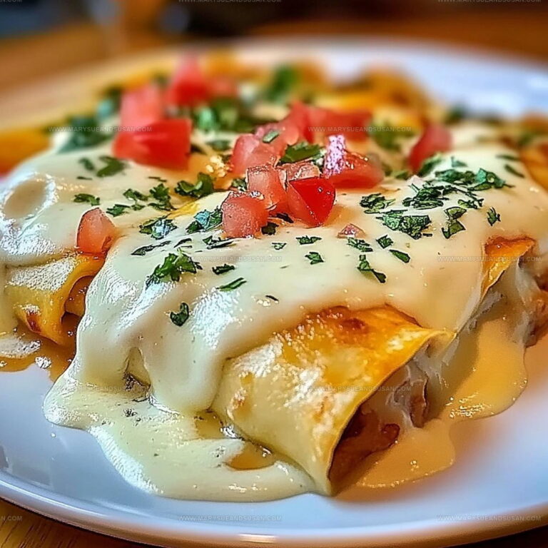 Creamy Chicken Enchiladas with White Sauce Recipe