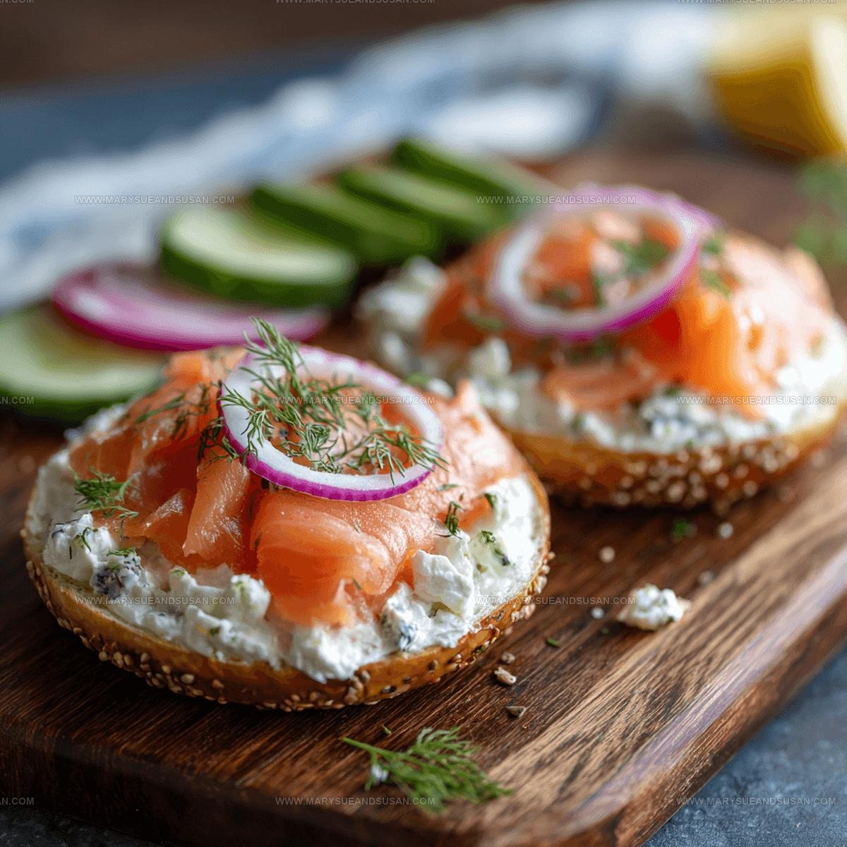 Smoked Salmon Bagel With Cream Cheese Recipe