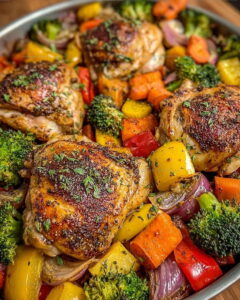 Garlic Chicken with Vegetables Recipe