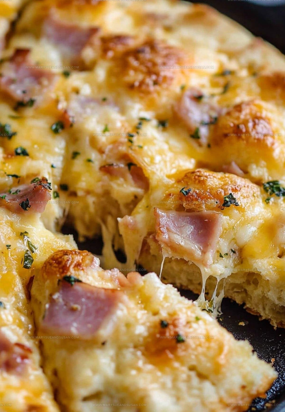 Ham Cheese Butter Swim Biscuits Recipe