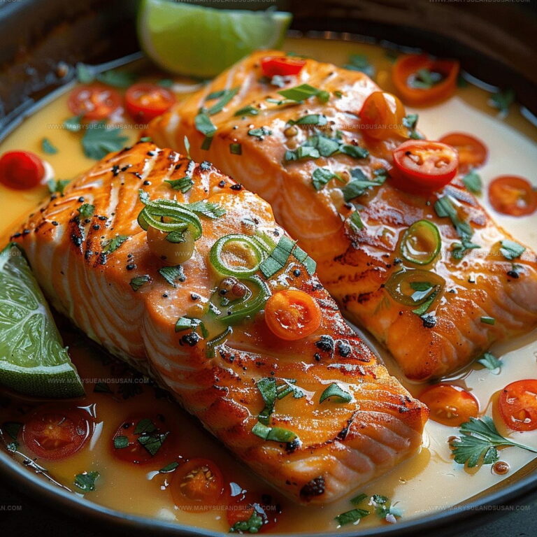 Coconut-Poached Salmon Lime Sauce Recipe