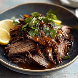 Classic Caramelized Pulled Beef Brisket Recipe