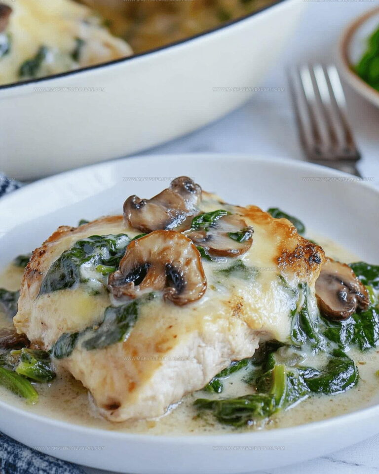 Chicken Spinach And Mushroom Recipe
