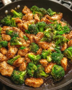 Honey Sesame Chicken and Broccoli Recipe