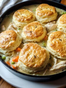 Biscuit Topped Chicken Pot Pie Recipe