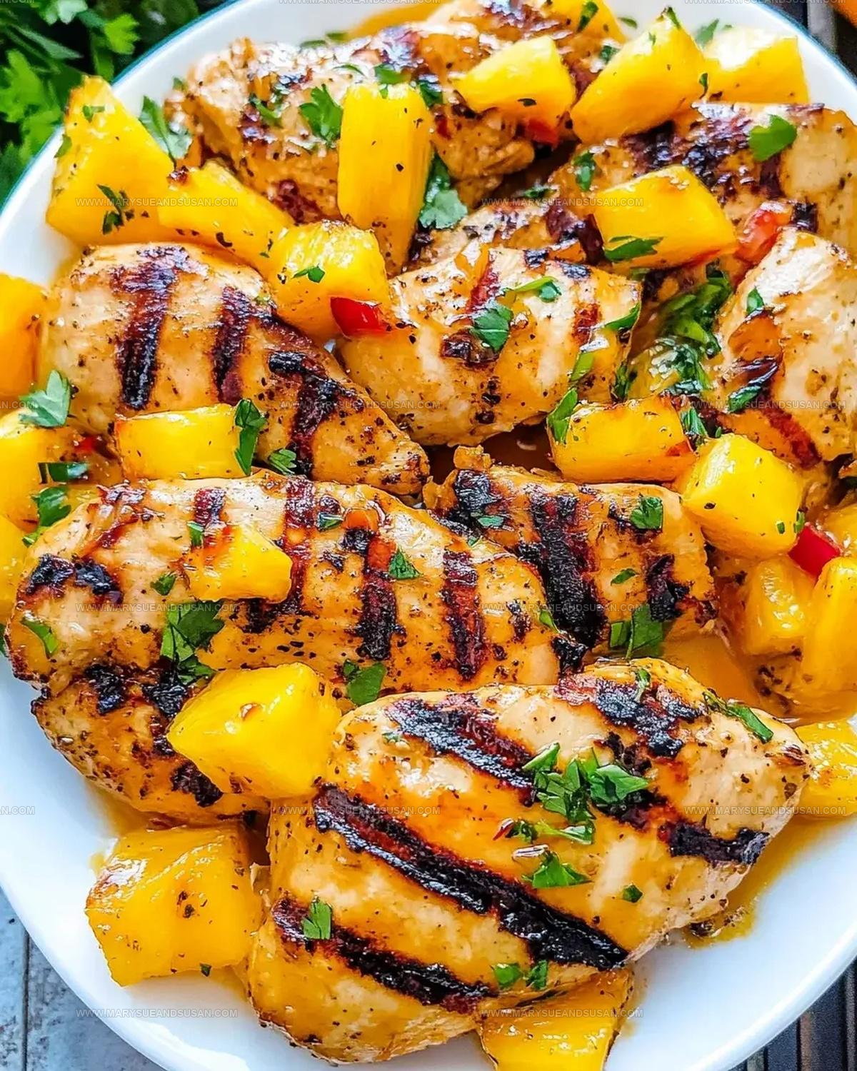 Tropical Mango Pineapple Grilled Chicken Recipe