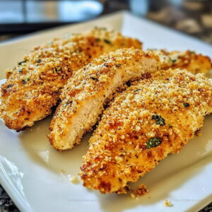 Oven-Crispy Garlic Parmesan Chicken Tenders Recipe