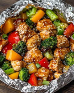 Foil Packet Teriyaki Chicken Recipe