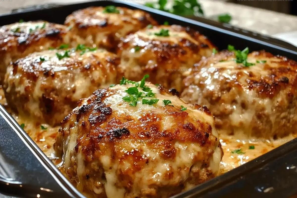 Oven-Baked Garlic Parmesan Chicken Meatloaves Recipe