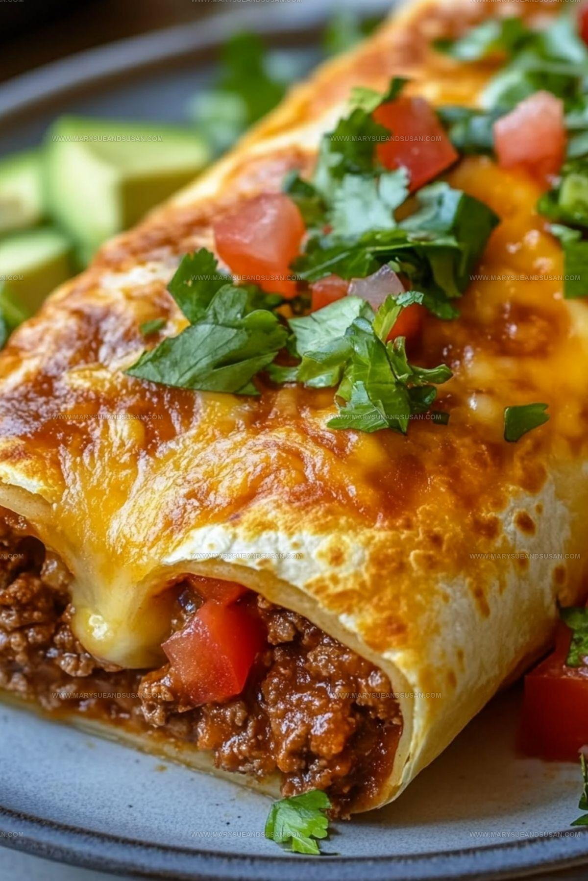 Beef Cheese Chimichanga Recipe