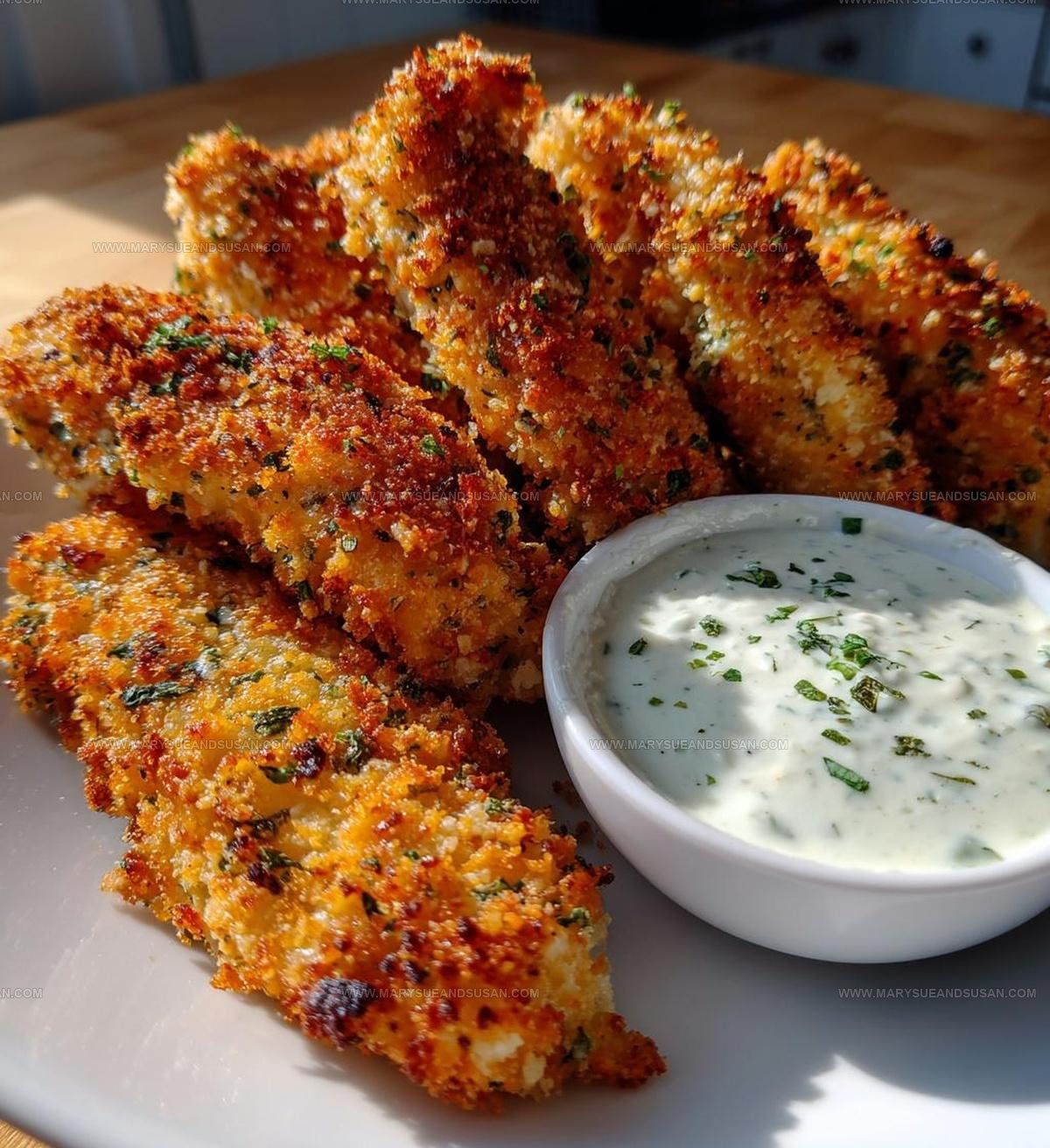 Ranch Crusted Parmesan Chicken Tender Recipe