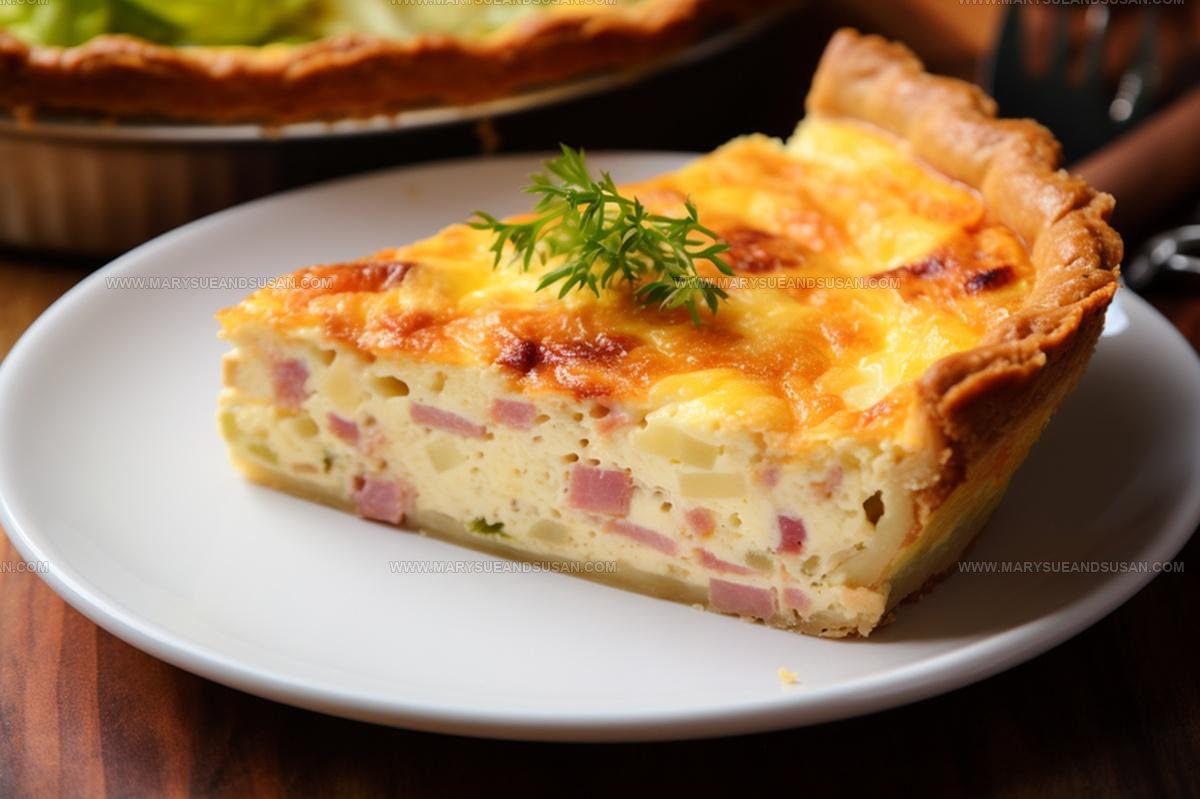 Savory Ham and Swiss Quiche Recipe