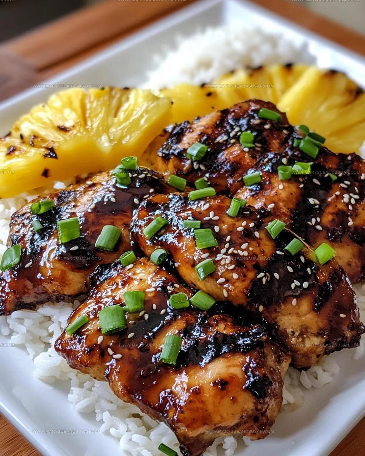 Grilled Pineapple Huli Huli Chicken Recipe