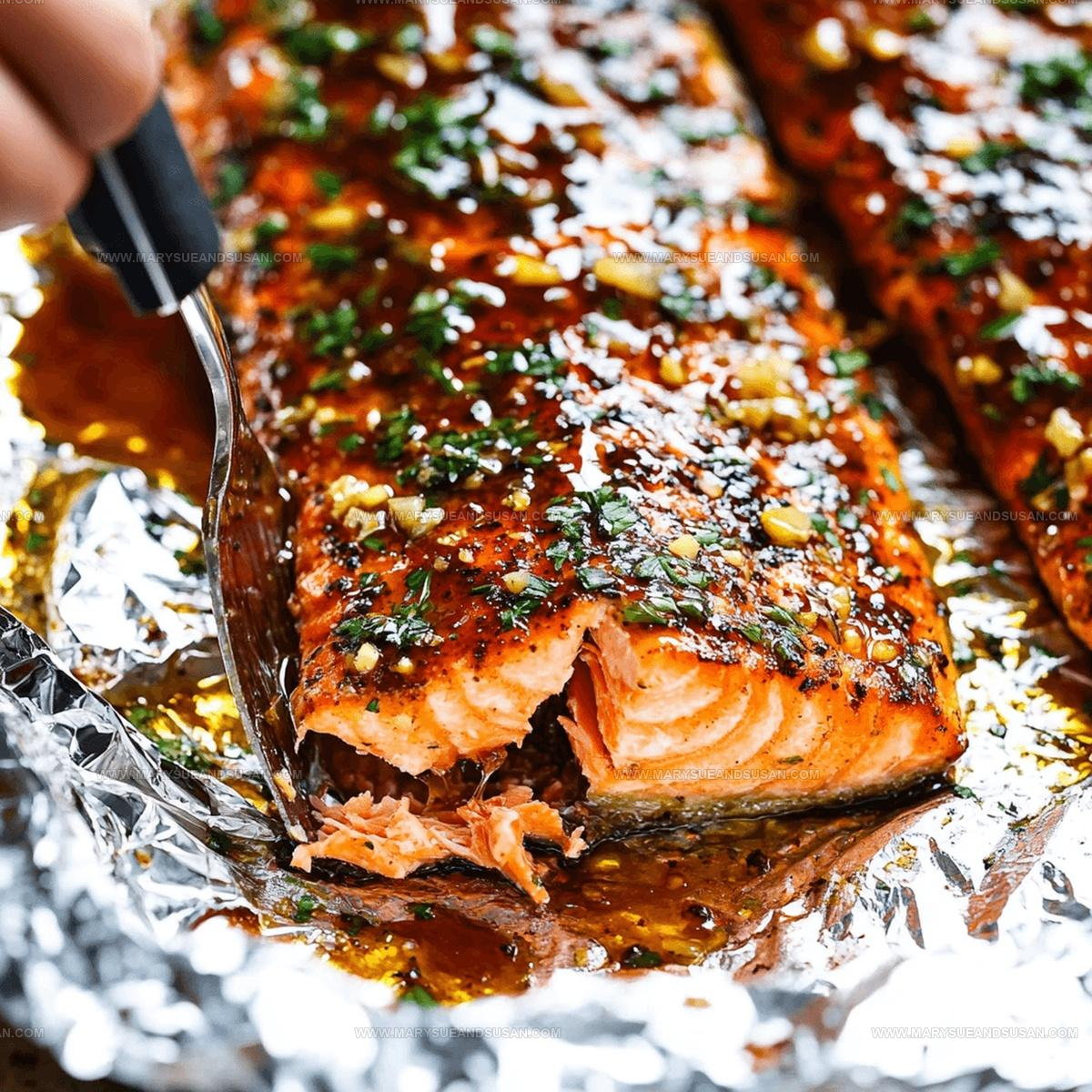 Honey Mustard Salmon In Foil Recipe