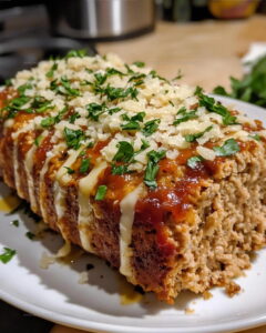 Baked Garlic Parmesan Chicken Meatloaf Recipe