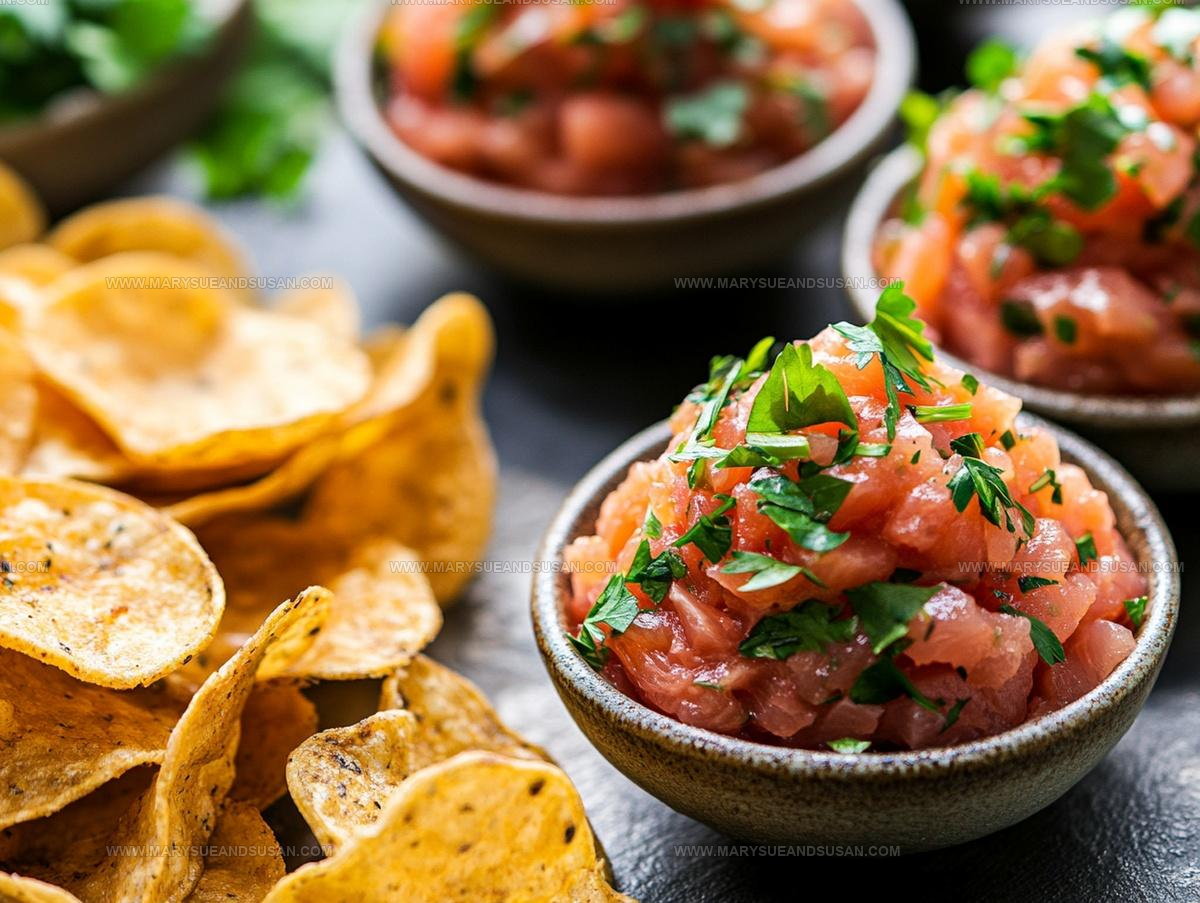 Herbed Salmon Tartare with Chips Recipe