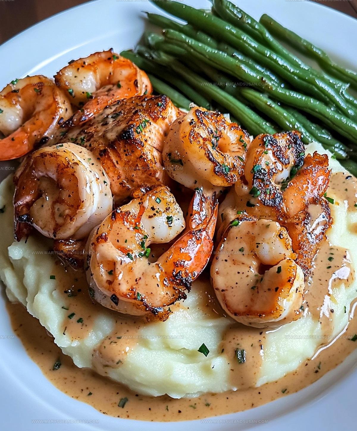 Cajun Shrimp Salmon Garlic Cream Sauce Recipe