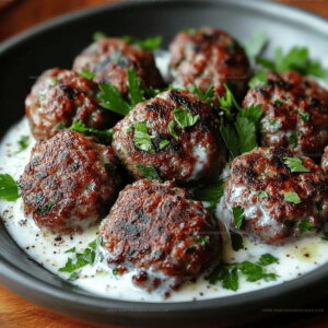 Juicy Beef Kofta with Garlic Yogurt Recipe