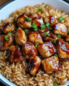 One Pan Honey BBQ Chicken Rice Recipe
