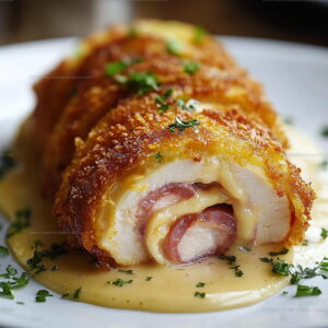 Traditional Stuffed Chicken Cordon Bleu Recipe