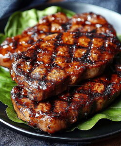 Barbecued Pork Steaks Recipe