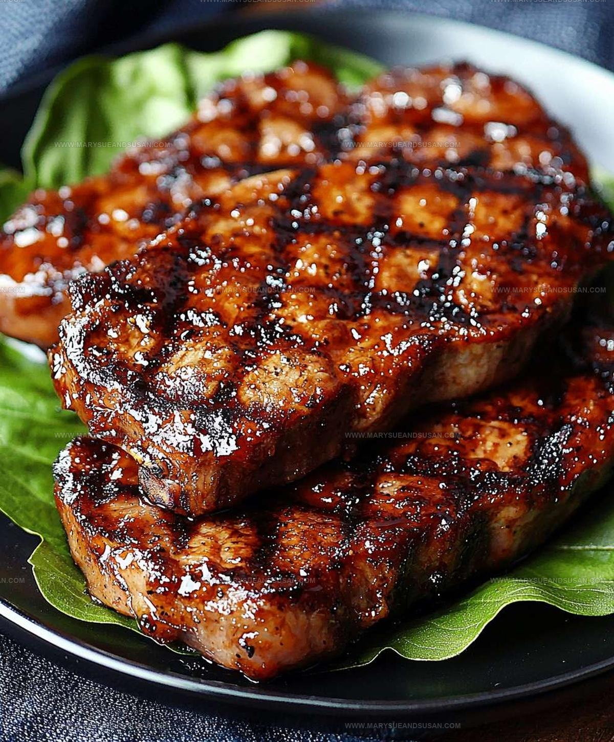Barbecued Pork Steaks Recipe
