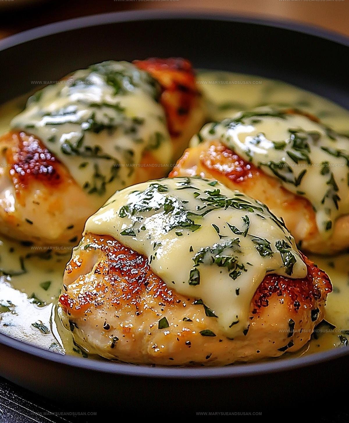 Mozzarella Chicken Basil Cream Sauce Recipe