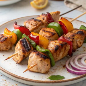 Summer Grilled Chicken Skewers Recipe