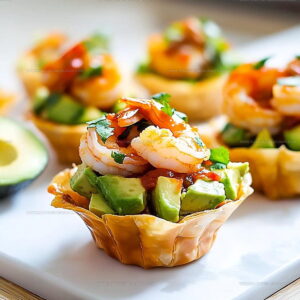 Shrimp & Avocado Phyllo Cups Recipe