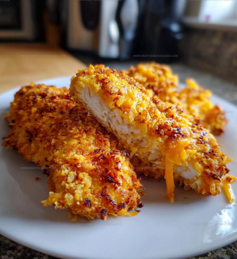 Cornflake Crunch Crispy Cheddar Chicken Recipe