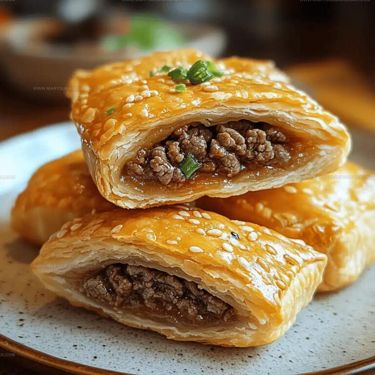 Crispy Chinese Meat Beef Pies Recipe