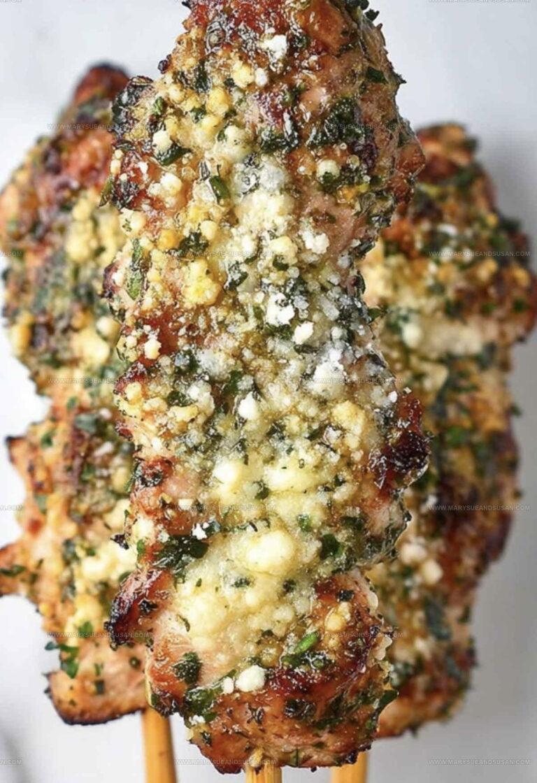 Garlic Butter Chicken Skewers Recipe