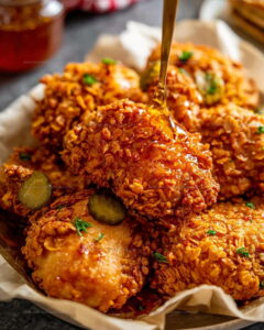 Crispy Hot Honey Chicken Recipe