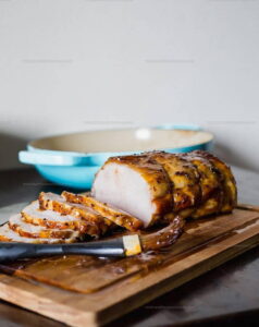 Flavorful Whiskey Dijon Brined Pork Loin Recipe
