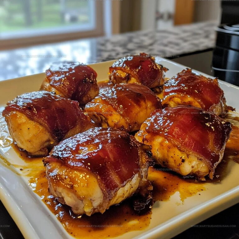 BBQ Bacon Wrapped Chicken Thighs Recipe