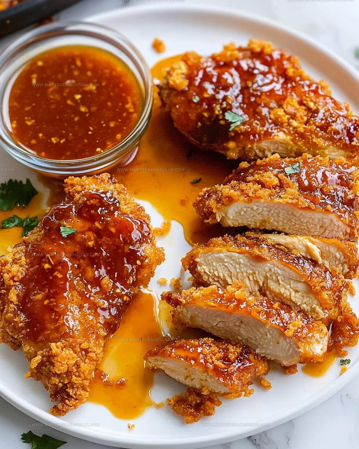 Cornflake-Crusted Crunchy Hot Honey Chicken Recipe