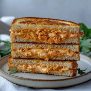 Buffalo Style Chicken Grilled Cheese Recipe