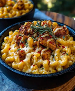 Comfort Style Honey Pepper Chicken Mac Cheese Recipe