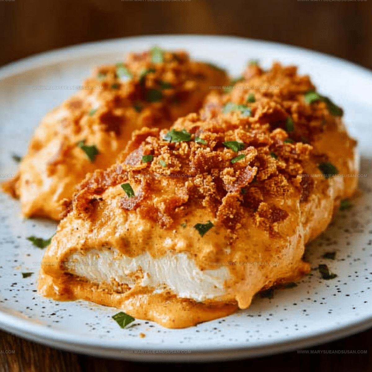 Cheesy Cream Cheese Bacon Doritos Chicken Recipe