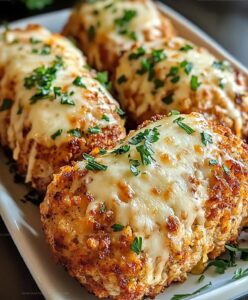 Family Style Garlic Parmesan Chicken Meatloaves Recipe