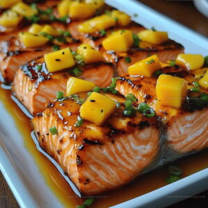 Juicy Mango Teriyaki Salmon Recipe