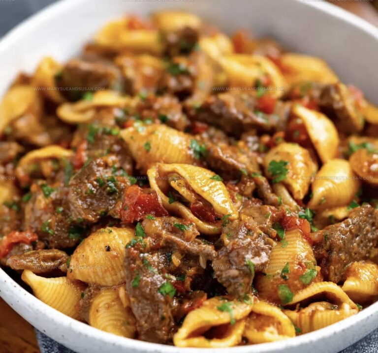 Creamy Skillet Beef And Shells Recipe