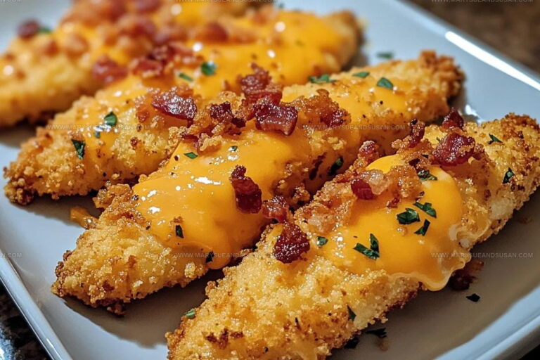 Loaded Cheddar Bacon Chicken Fingers Recipe
