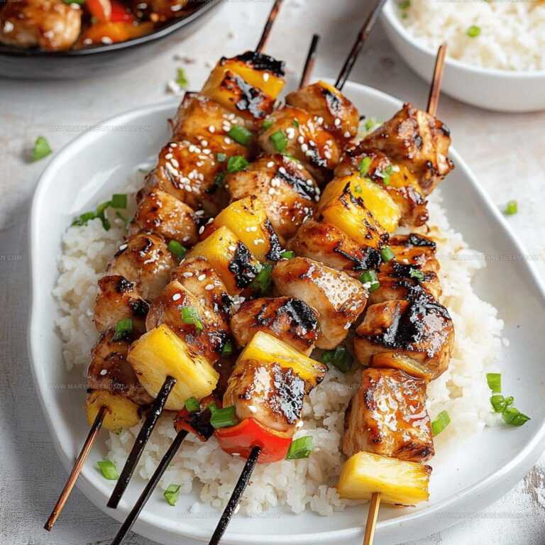 Grilled Teriyaki Chicken Pineapple Kabobs Recipe