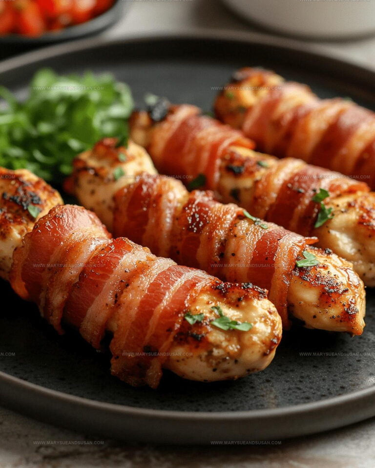 Crispy Bacon Wrapped Chicken Tenders Recipe